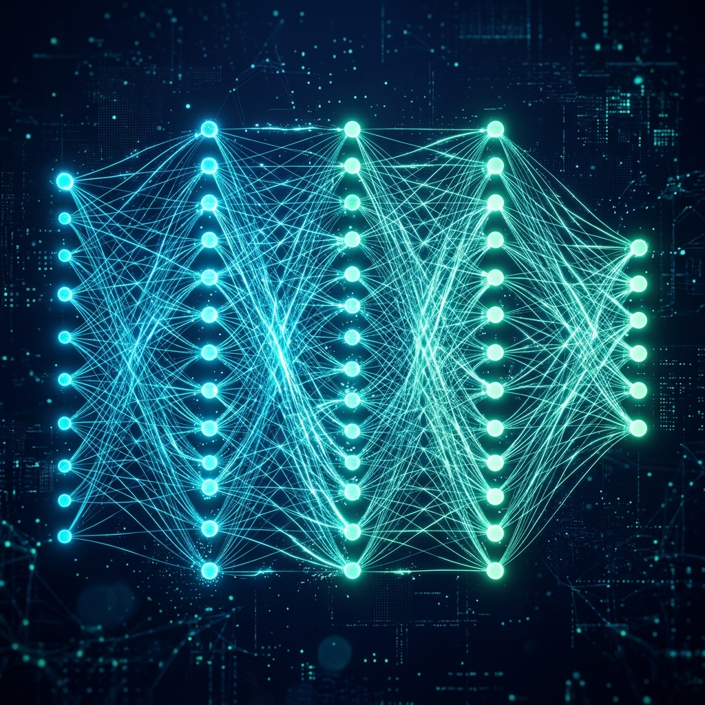 AI data analytics neural network visualization