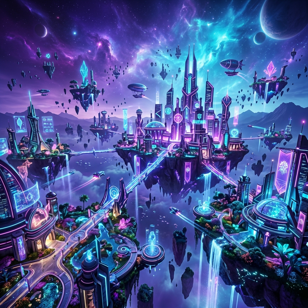 Creative metaverse virtual environment